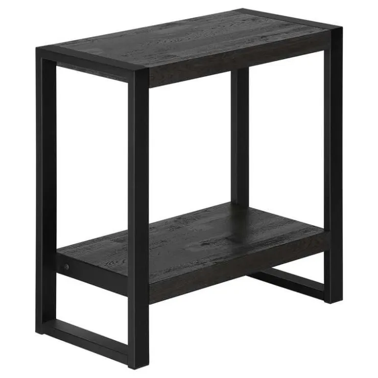 Monarch Accent table - reclaimed wood-look / metal - Black Sale