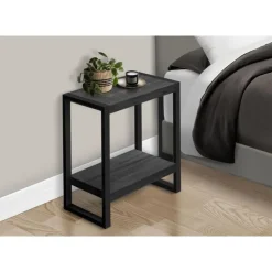 Monarch Accent table - reclaimed wood-look / metal - Black Sale