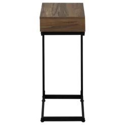 Monarch Accent table - reclaimed-look / black metal - Brown Best