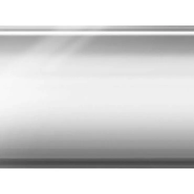 Monarch Accent table - metal with frosted tempered glass - Chrome Hot