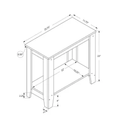 Monarch Accent table - - Dark Taupe Outlet