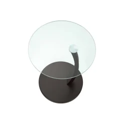 Monarch Accent table - bentwood with tempered glass - Espresso Best