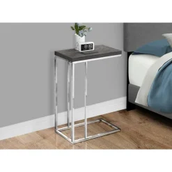 Monarch Accent table - with chrome metal - Grey Online