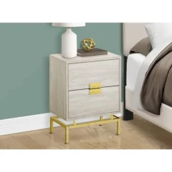 Monarch Accent table - 24"h / marble / gold metal - Beige Online