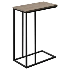 Monarch Accent table - 25"h / / black metal - Dark Taupe Online