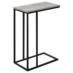 Monarch Accent table - 25"h / / black metal - Grey Outlet