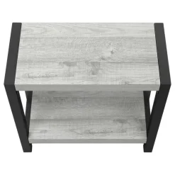 Monarch Accent table - 22"h / / black metal - Grey Discount