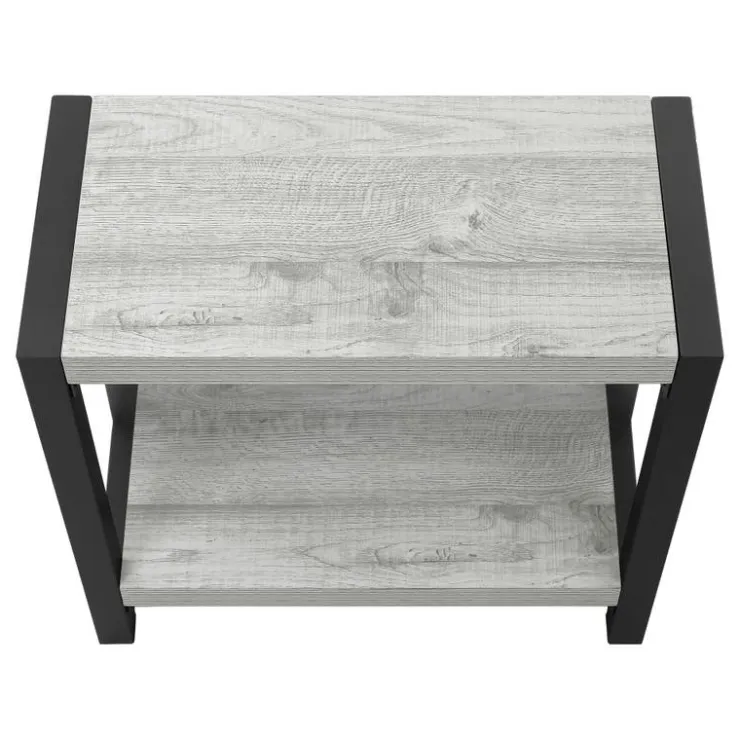 Monarch Accent table - 22"h / / black metal - Grey Discount