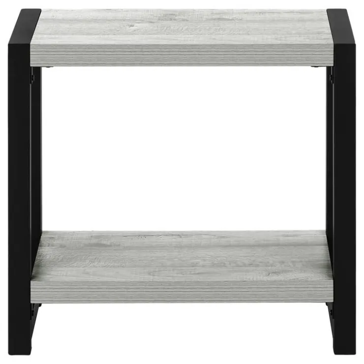 Monarch Accent table - 22"h / / black metal - Grey Discount