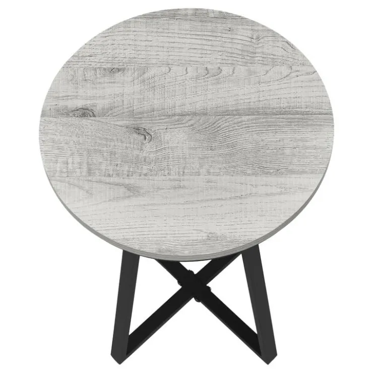 Monarch Accent table - 22"h / / black metal - Grey New