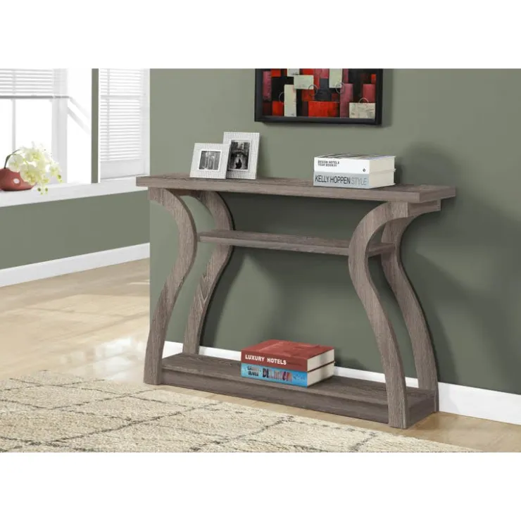 Monarch Accent table - 47"l / hall console - Dark Taupe Outlet