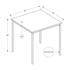 Monarch Accent Table 22"H - Grey New