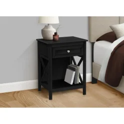 Monarch Accent table 25"h - Black Best