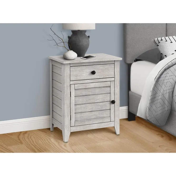 Monarch Accent table 25"h - Washed Grey Hot