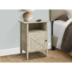 Monarch Accent Table 24"H - Cream Hot