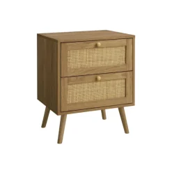 Monarch Accent Table 24"H with Storage - Walnut Hot