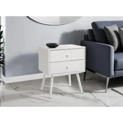 Monarch Accent Table 24"H with Storage - White Sale