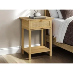Monarch Accent Table 24"H with Storage - Natural New