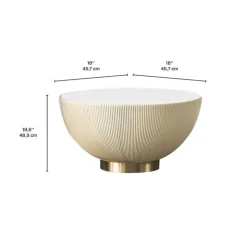 Accent Table Set - 2 pcs Beige/Black Discount