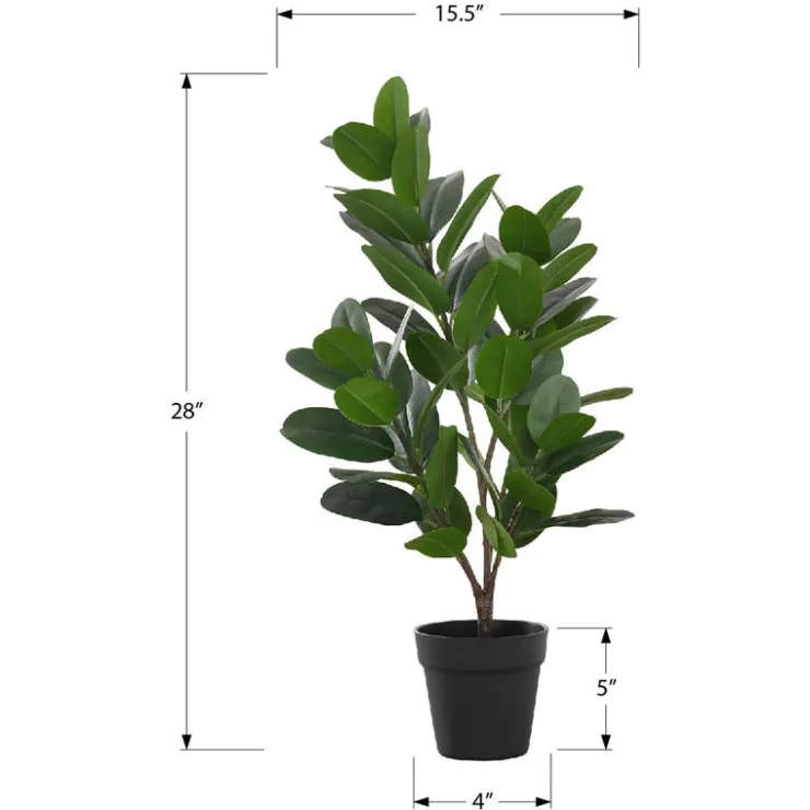 Monarch Artificial plant - 28"h / indoor garcinia in a 5" pot Green Sale