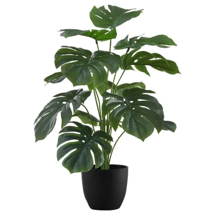 Monarch Artificial plant - 24"h / indoor monstera in a 5" pot Green Sale