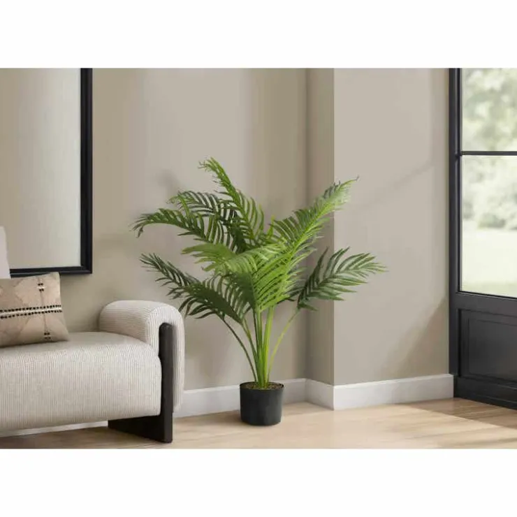 Monarch Artificial plant - 34"h / indoor palm tree in a 5" pot Green Sale