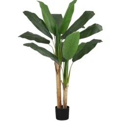 Monarch Artificial plant - 55"h / indoor banana tree in a 6" pot Green Clearance