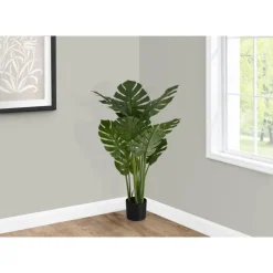 Monarch Artificial plant - 45"h / indoor monstera in a 6" pot Green Best