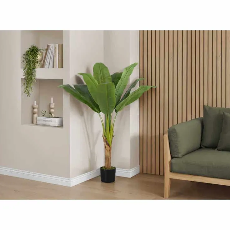 Monarch Artificial plant - 43"h / indoor banana tree in a 5" pot Green Outlet