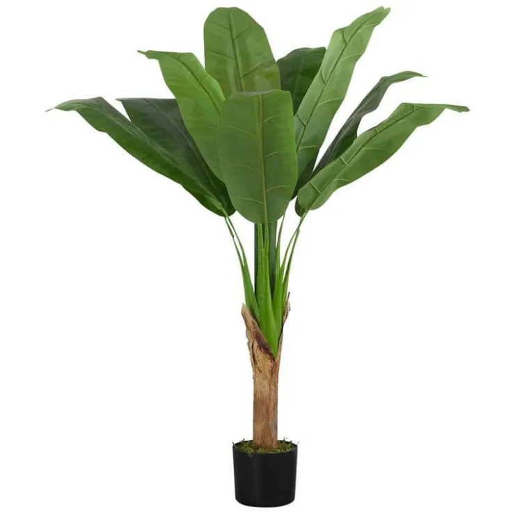 Monarch Artificial plant - 43"h / indoor banana tree in a 5" pot Green Outlet