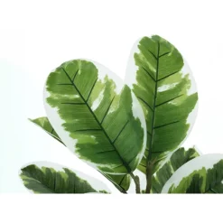 Monarch Artificial plant - 27"h / indoor rubber in a 5" pot Green