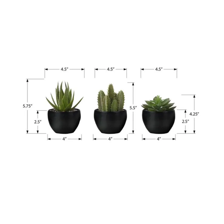 Monarch Artificial Plant 6" (set of 3) Green Discount