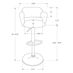 Monarch Barstool (Box of 1) White Clearance