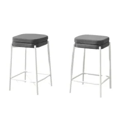 Monarch Barstool (Set of 2) White Discount