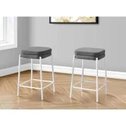 Monarch Barstool (Set of 2) White Discount