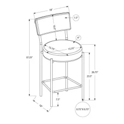 Monarch Barstool (set of 2) Black Online