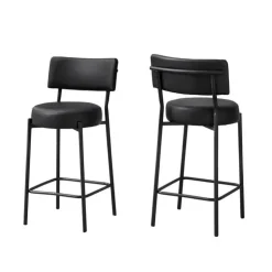Monarch Barstool (set of 2) Black Discount