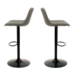 Barstools (Set of 2) Grey Clearance