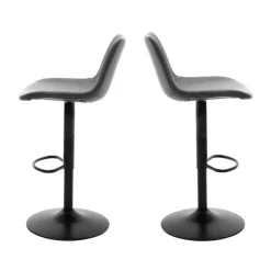 Barstools (Set of 2) Dark grey