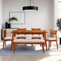 Arboit Poitras Bench - Brown Discount