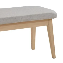 Arboit Poitras Bench - Greige Hot
