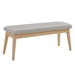 Arboit Poitras Bench - Greige Hot