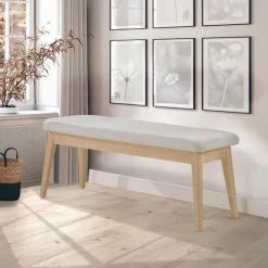Arboit Poitras Bench - Greige Hot