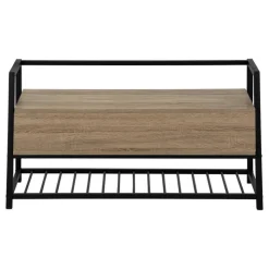 Monarch Bench - shoe rack / flip top storage - 42