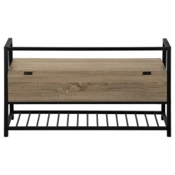 Monarch Bench - shoe rack / flip top storage - 42