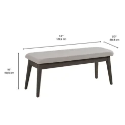 Arboit Poitras Bench - Slate