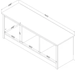 Meubles South Shore Bench - South Shore Black Outlet