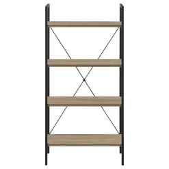 Monarch Bookcase - 48"h / / black metal - Dark Taupe Hot