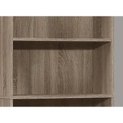 Monarch Bookcase - 72"h / with 5 shelves - Dark Taupe Sale