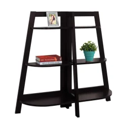 Monarch Bookcase - 48"h / accent etagere - Espresso Clearance